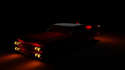 low poly 1962 cadillac preview image
